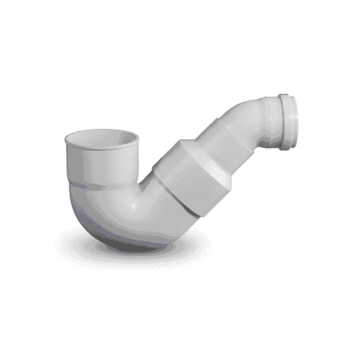 SWR Bell Mouth Trap - 4" x 2-1/2" (110mm x 75mm) - Pasted