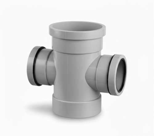 SWR Reducing Cross Tee - 6" x 4" (160mm x 110mm)